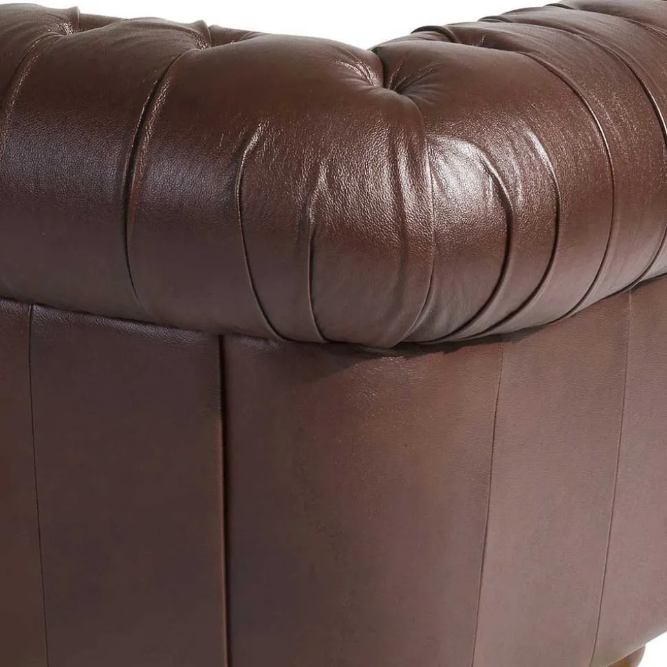 Wischleder Sessel in Braun - Cementa