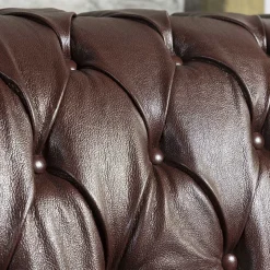 Wischleder Sessel in Braun - Cementa