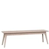 Wohnraum Holzbank in White Wash - Navassa