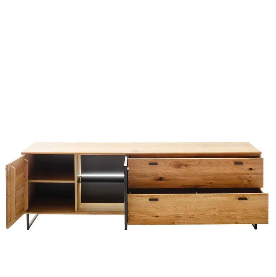 Wohnwand für Wohnzimmer Set - Flacona (dreiteilig)