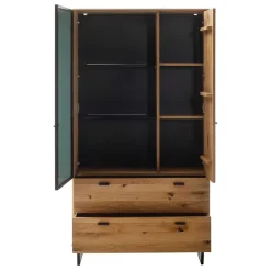 Wohnwand für Wohnzimmer Set - Flacona (dreiteilig)