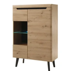 Wohnwand Möbelset Skandi Style - Olcian (vierteilig)