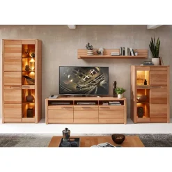 Wohnwand Schränke & Regal Set - Amyonta (vierteilig)