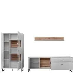 Wohnwand Wohnzimmermöbel Set - Varzino (dreiteilig)