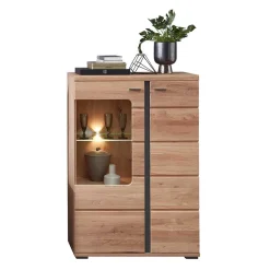 Wohnwandmöbel mit LED Beleuchtung - Mattadore (vierteilig)