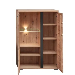 Wohnwandmöbel mit LED Beleuchtung - Mattadore (vierteilig)