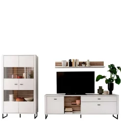 Wohnwandmöbel-Set modern - Varzino (dreiteilig)