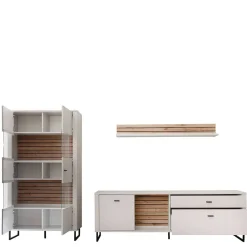 Wohnwandmöbel-Set modern - Varzino (dreiteilig)