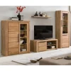 Wohnzimmer Anbauwand teilmassiv - Nelenia (vierteilig)