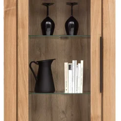 Wohnzimmer Anbauwand teilmassiv - Nelenia (vierteilig)