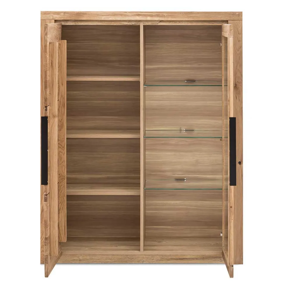 Wohnzimmer Anbauwand teilmassiv - Nelenia (vierteilig)