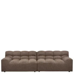 Wohnzimmer Couch in Dunkelbraun Melange - Annatto