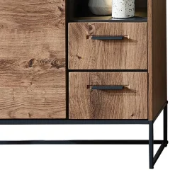 Wohnzimmer Design Wohnwand Möbelset - Xindus (vierteilig)