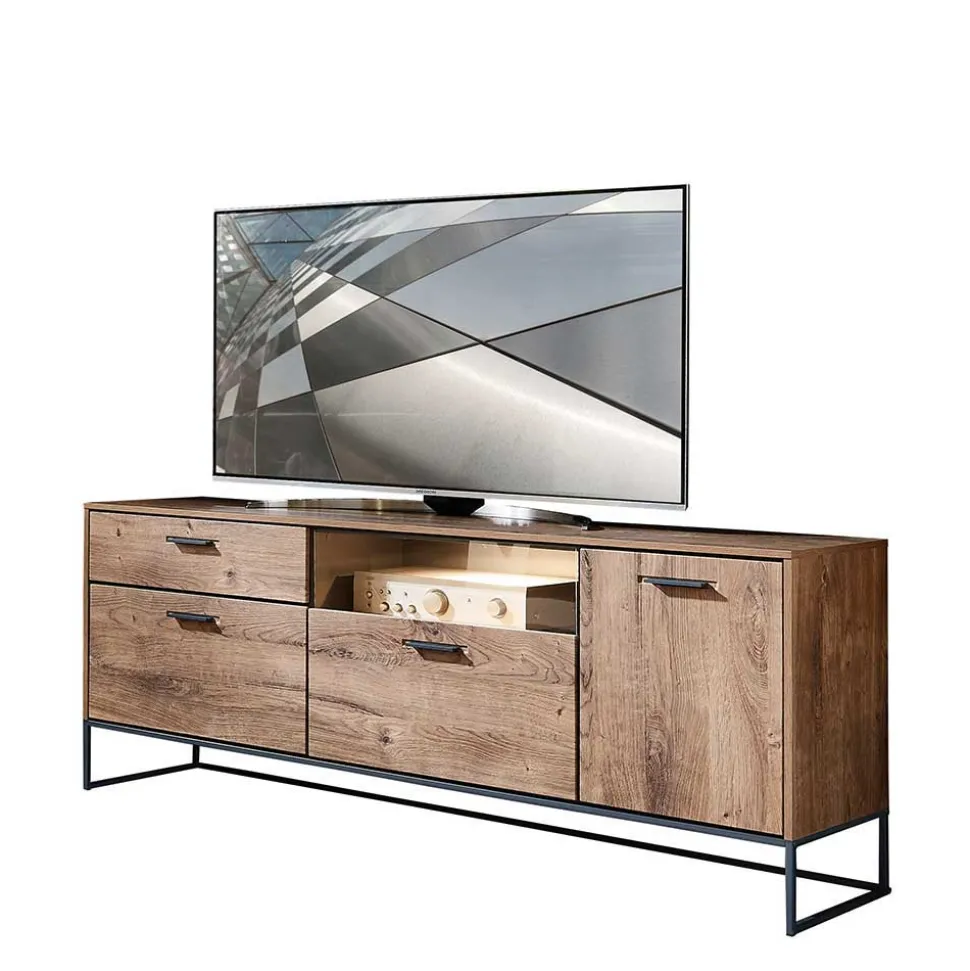 Wohnzimmer Design Wohnwand Möbelset - Xindus (vierteilig)