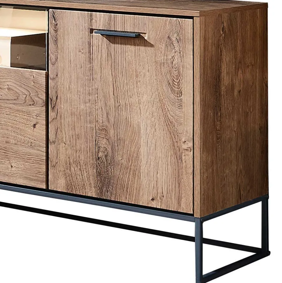 Wohnzimmer Design Wohnwand Möbelset - Xindus (vierteilig)