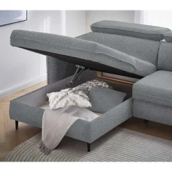 Wohnzimmer Eckcouch mit Schlaffunktion - Haik