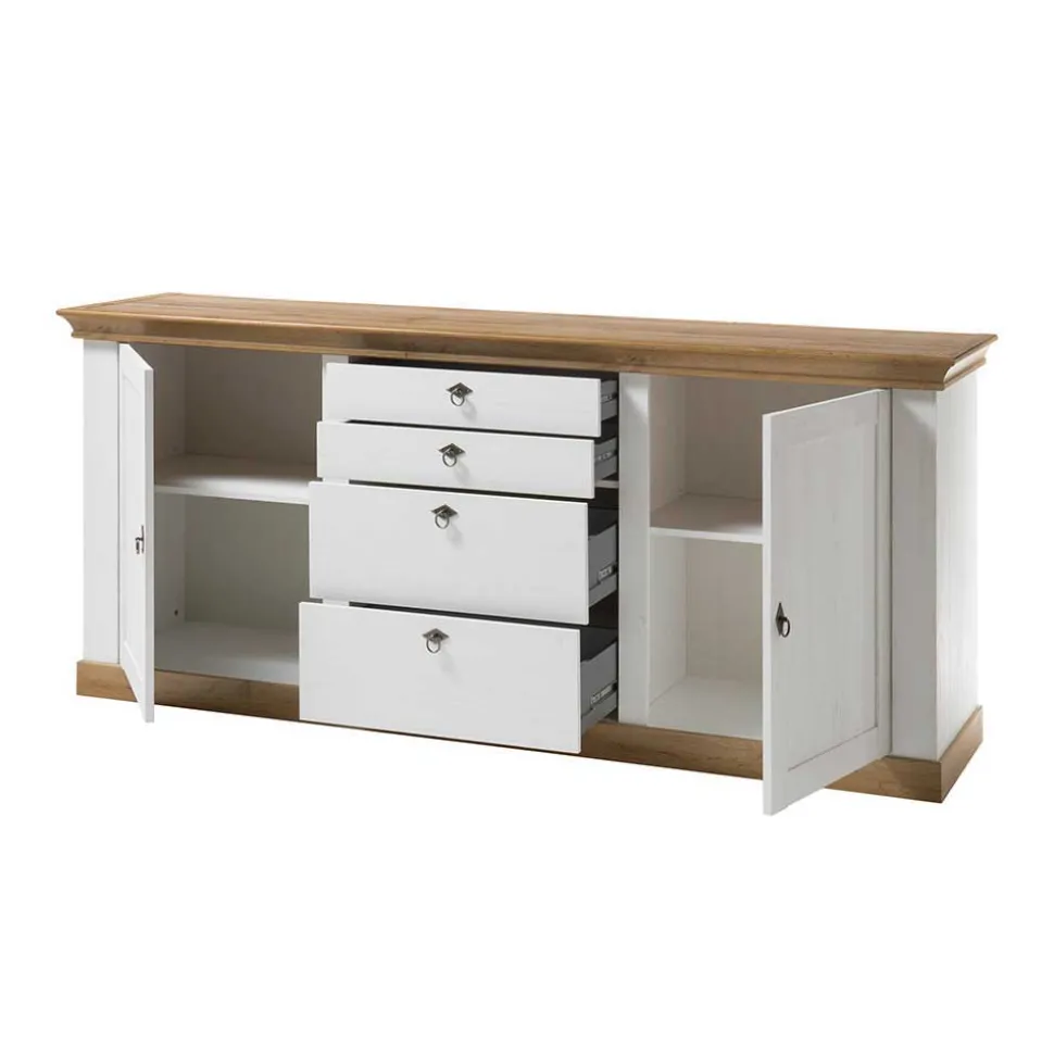 Wohnzimmer Landhausmöbel Set - Diatara (sechsteilig)