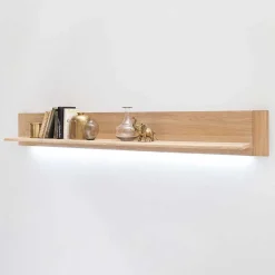 Wohnzimmer Möbel Kombi Pontros in Eiche Bianco (vierteilig)