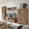 Wohnzimmer Möbelset in Eiche NB - Barack (vierteilig)