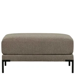 Wohnzimmer Polsterhocker in Taupe - Birte