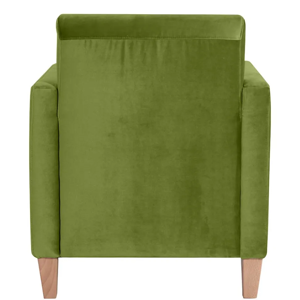 Wohnzimmer Polstersessel in Oliv Grün - Younger