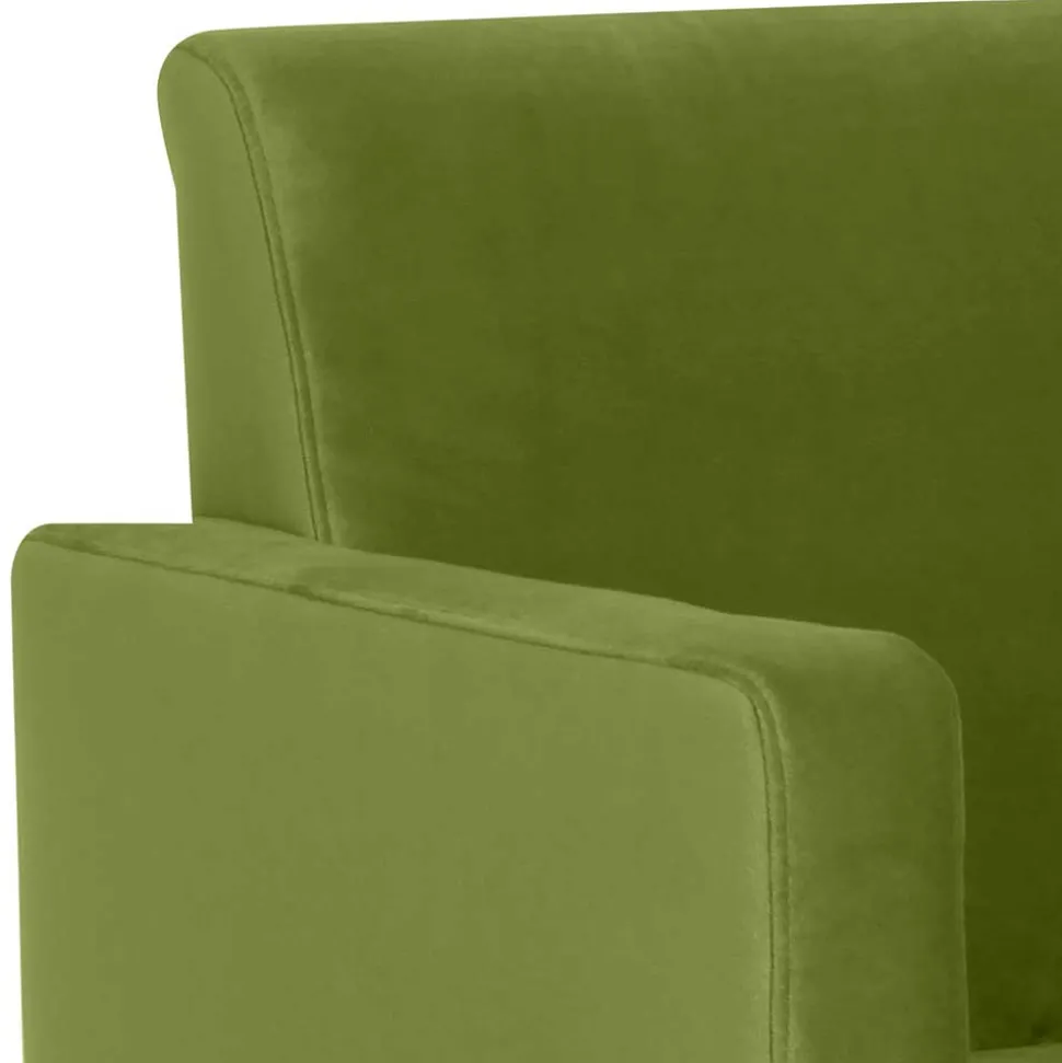 Wohnzimmer Polstersessel in Oliv Grün - Younger