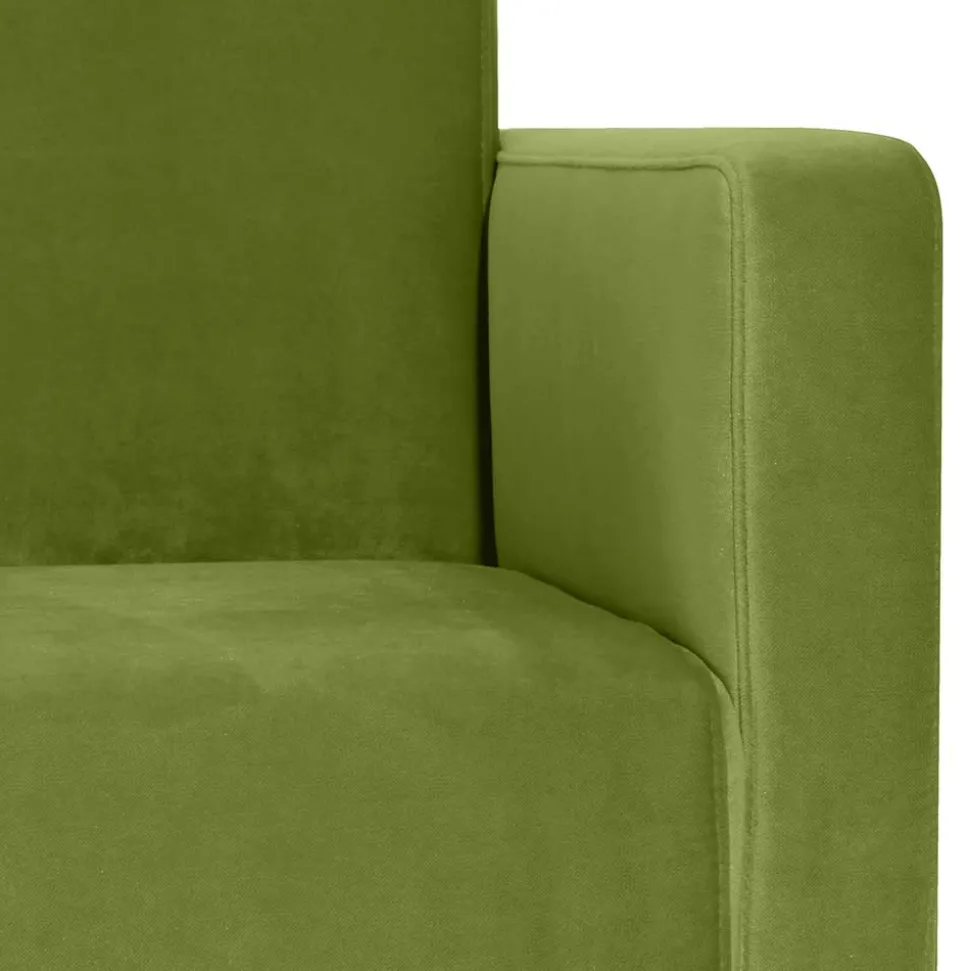 Wohnzimmer Polstersessel in Oliv Grün - Younger