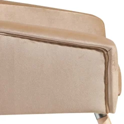 Wohnzimmer Polstersessel in Beige Samtvelours - Enzuena