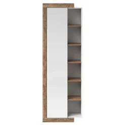 Wohnzimmer Schrank mit Tür & sechs Fächern - Milvara