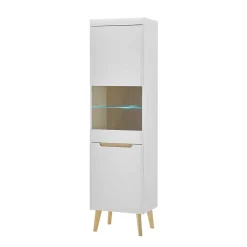 Wohnzimmer Schrankset im Skandi Design - Ginko (vierteilig)