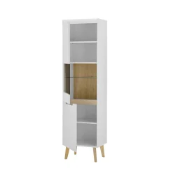 Wohnzimmer Schrankset im Skandi Design - Ginko (vierteilig)