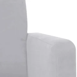 Wohnzimmer Sessel in Silbergrau und Buche - Terasus
