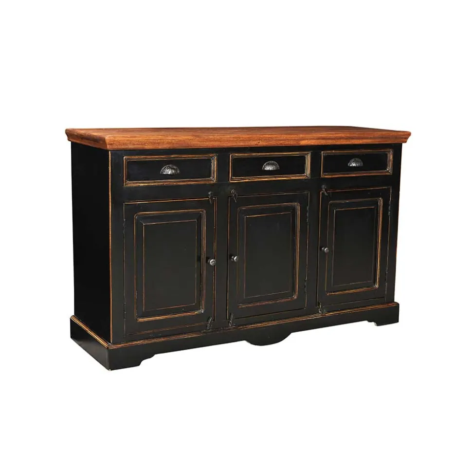 Wohnzimmer Sideboard Sentiments in Schwarz