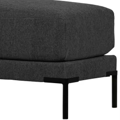 Wohnzimmer Sitzhocker in Dunkelgrau - Marietta