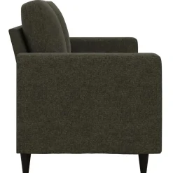 Wohnzimmer Sofa in Grau Stoffbezug - Alicia
