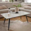 Wohnzimmer Sofatisch aus Keramik Marmor Optik - Havanna