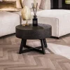 Wohnzimmer Tisch in Schwarzbraun - Myranga