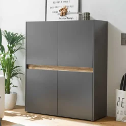 Wohnzimmer TV Anbauwand Kombi - Ahilav (dreiteilig)