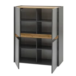 Wohnzimmer TV Anbauwand Kombi - Ahilav (dreiteilig)