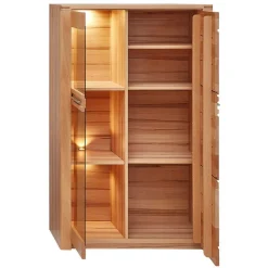 Wohnzimmer TV Anbauwand Möbelset - Amyonta (vierteilig)
