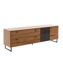 Wohnzimmer TV Wohnwand modern - Drinidad (vierteilig)