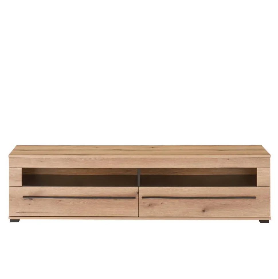Wohnzimmer TV-Möbel-Set in Eiche - Brocus (vierteilig)