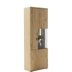 Wohnzimmer Vitrinenschrank in Wildeiche - Dagmy