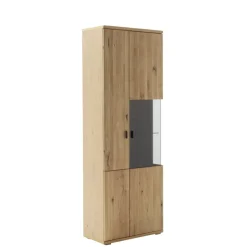 Wohnzimmer Vitrinenschrank in Wildeiche - Dagmy