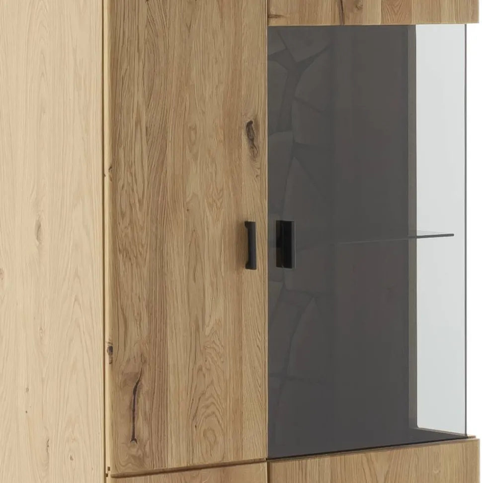 Wohnzimmer Vitrinenschrank in Wildeiche - Dagmy