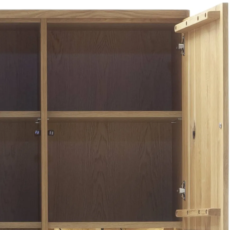 Wohnzimmer Vitrinenschrank in Wildeiche - Dagmy