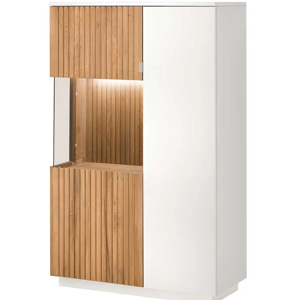Wohnzimmer Vitrinenschrank mit LED Beleuchtung - Miloris