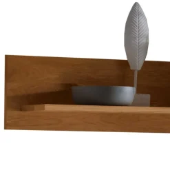 Wohnzimmer Wandboard aus Wildeiche Massivholz - Millena