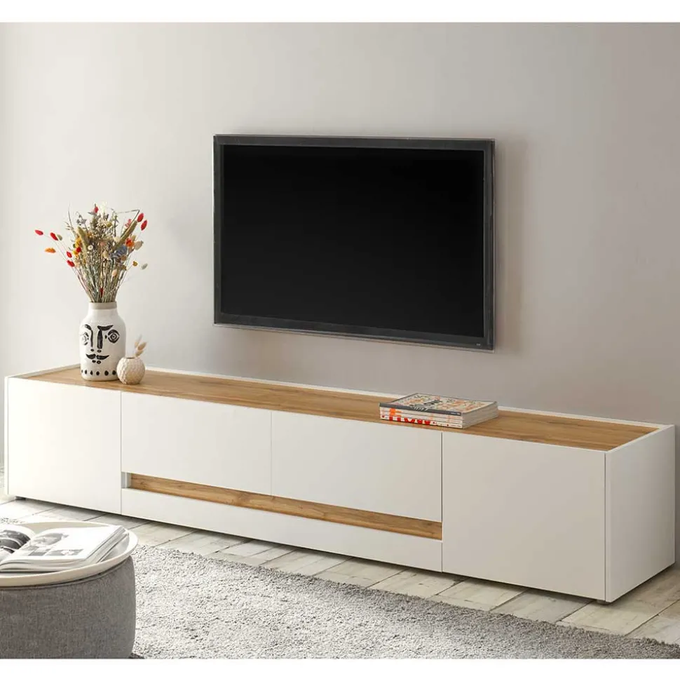Wohnzimmer Wandregal & TV Board - Nonessia (zweiteilig)