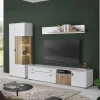 Wohnzimmer Wohnwand Set zweifarbig - Nenaloro (dreiteilig)